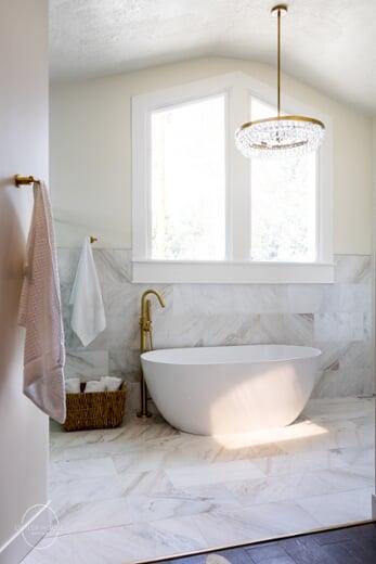 Bath Surrounded by Marble